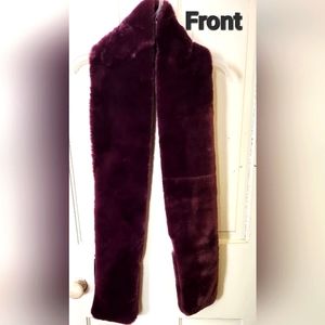 Faux Fur scarf with pockets